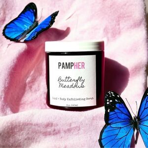 PAMPHER Butterfly Meadows Hand+Body Exfoliating Scrub